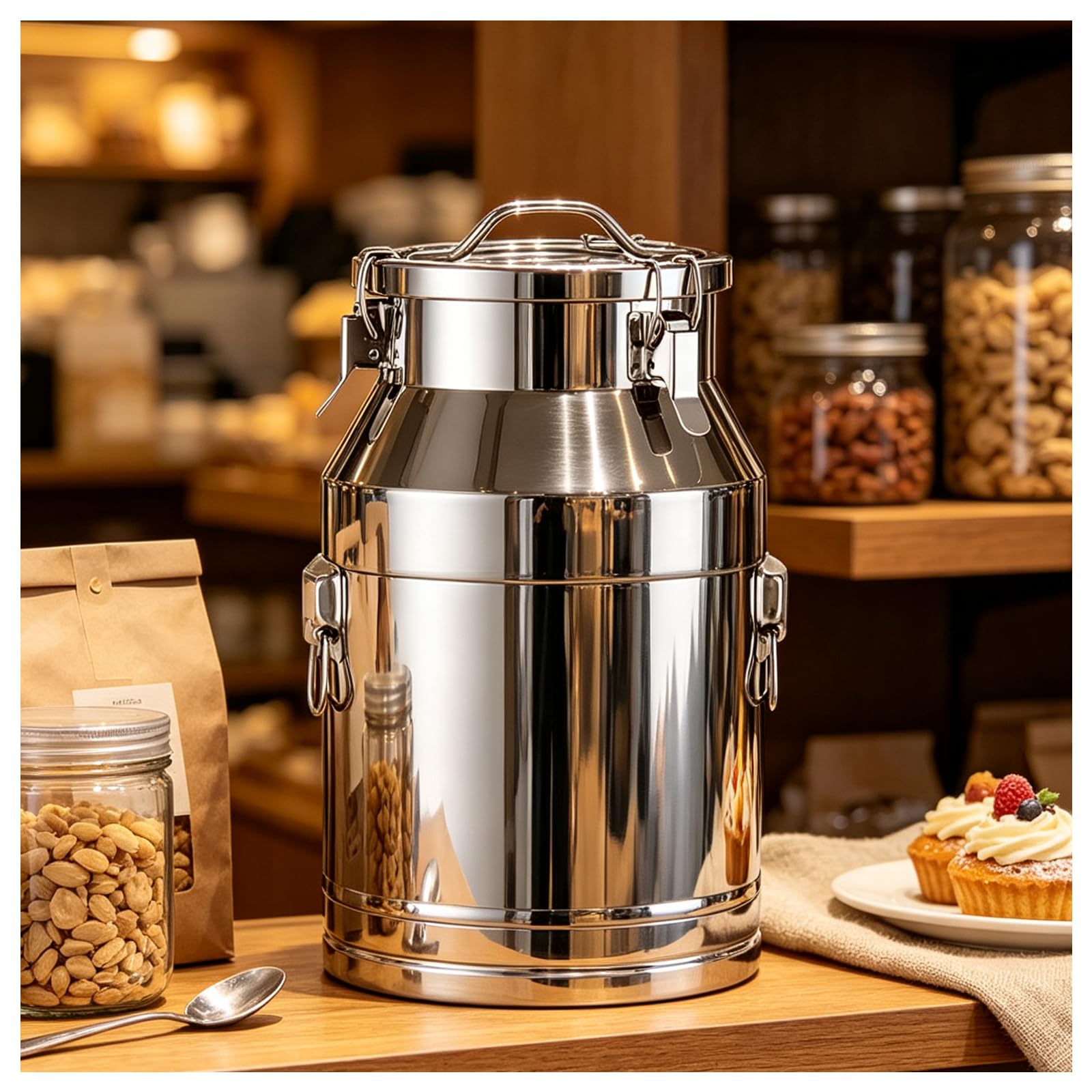 Contenitore Inox per Latte ermetico 76L/20.08gal