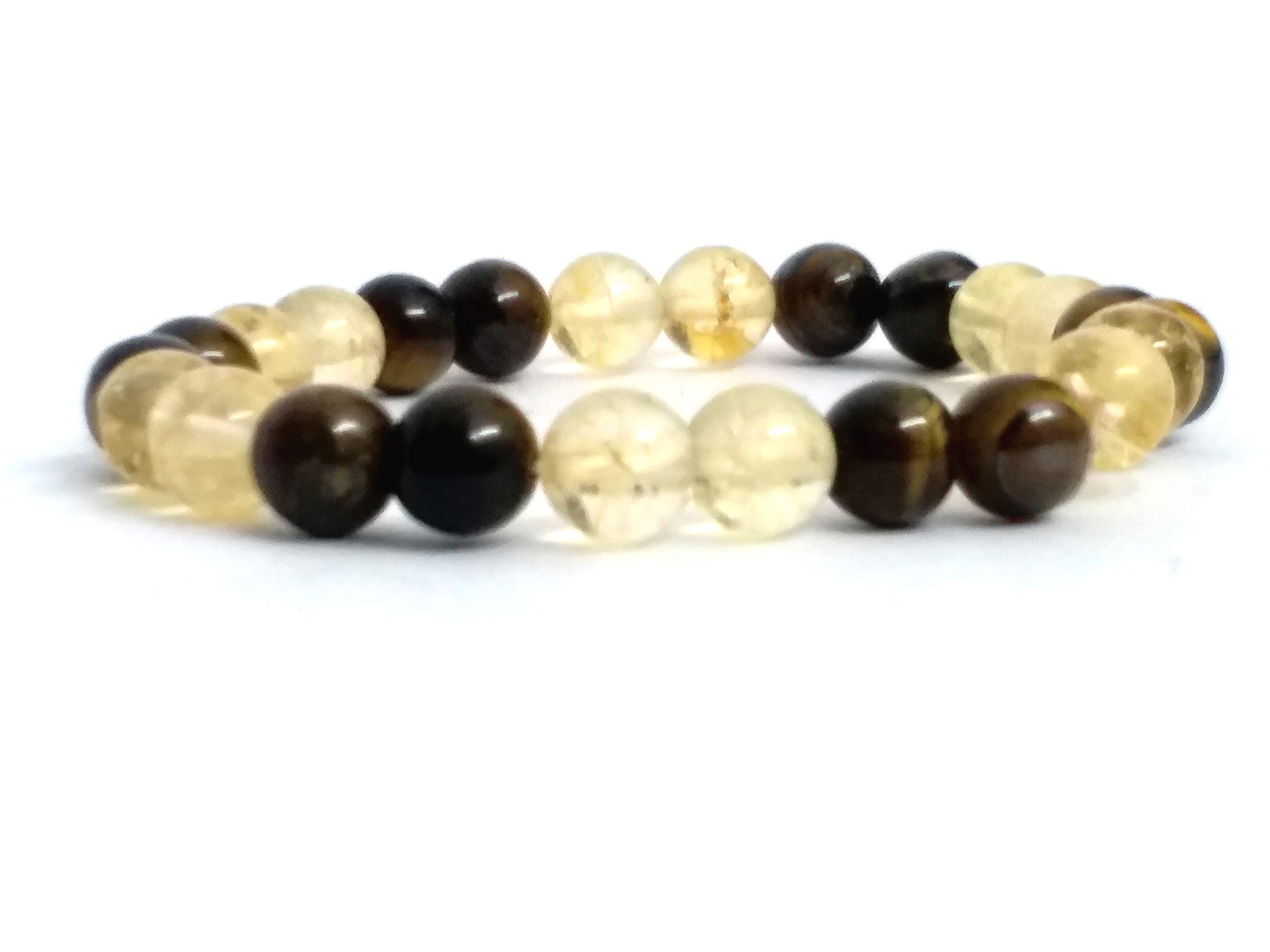 ASTROGHAR Natural Citrine & Tiger Eye Stone Stretch 8 mm Bracelet (B07G956R4G) Amazon Price History, Amazon Price Tracker
