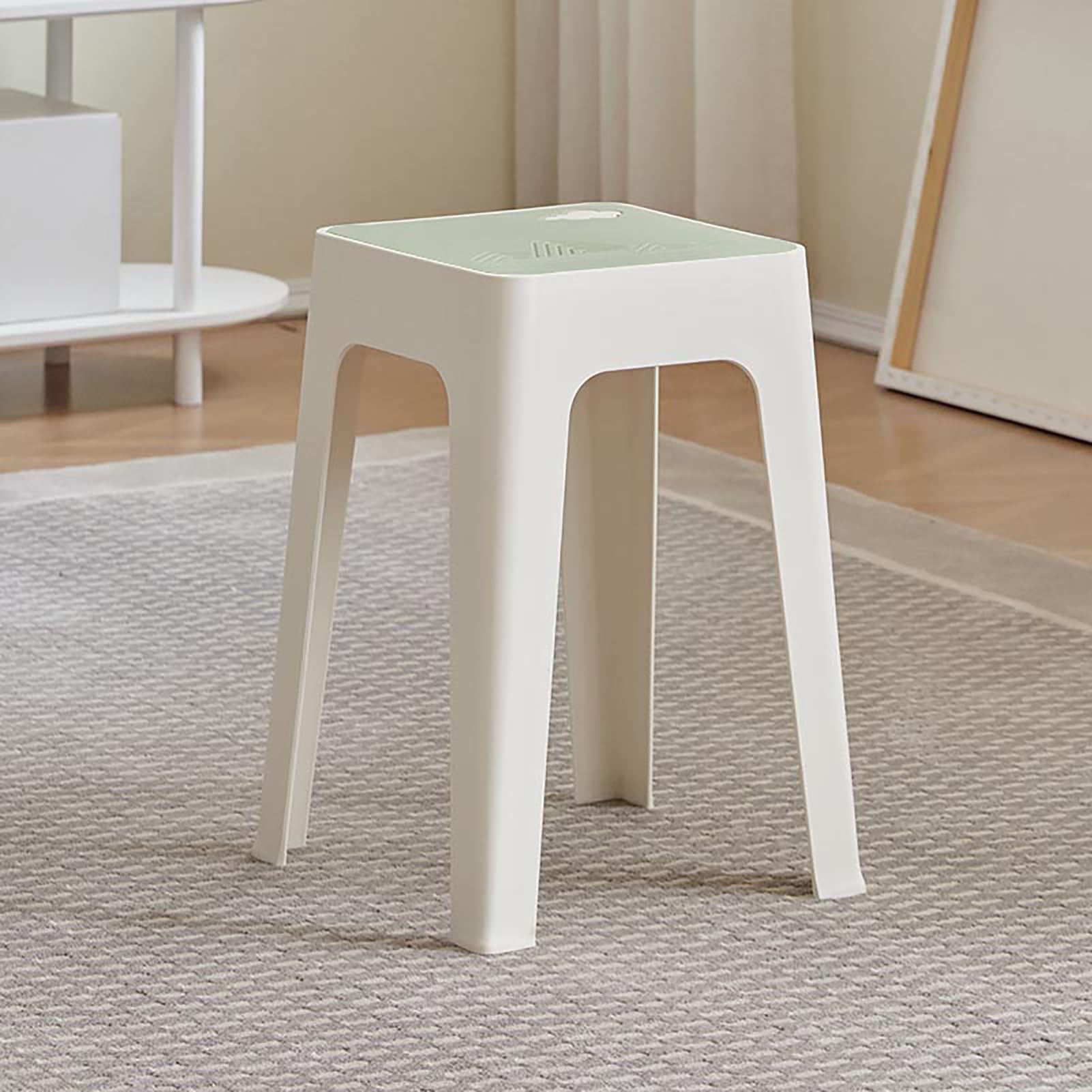 Tabouret de bar sans dossier empilable pour comptoir et école