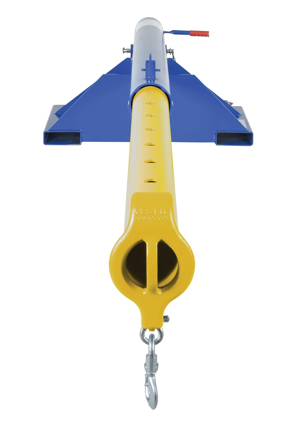 Vestil LM-OBT-4-36 Steel Orbit Telescoping Lift Boom 36 In. Fork Pocket Center 4,000 Lb. Capacity Blue