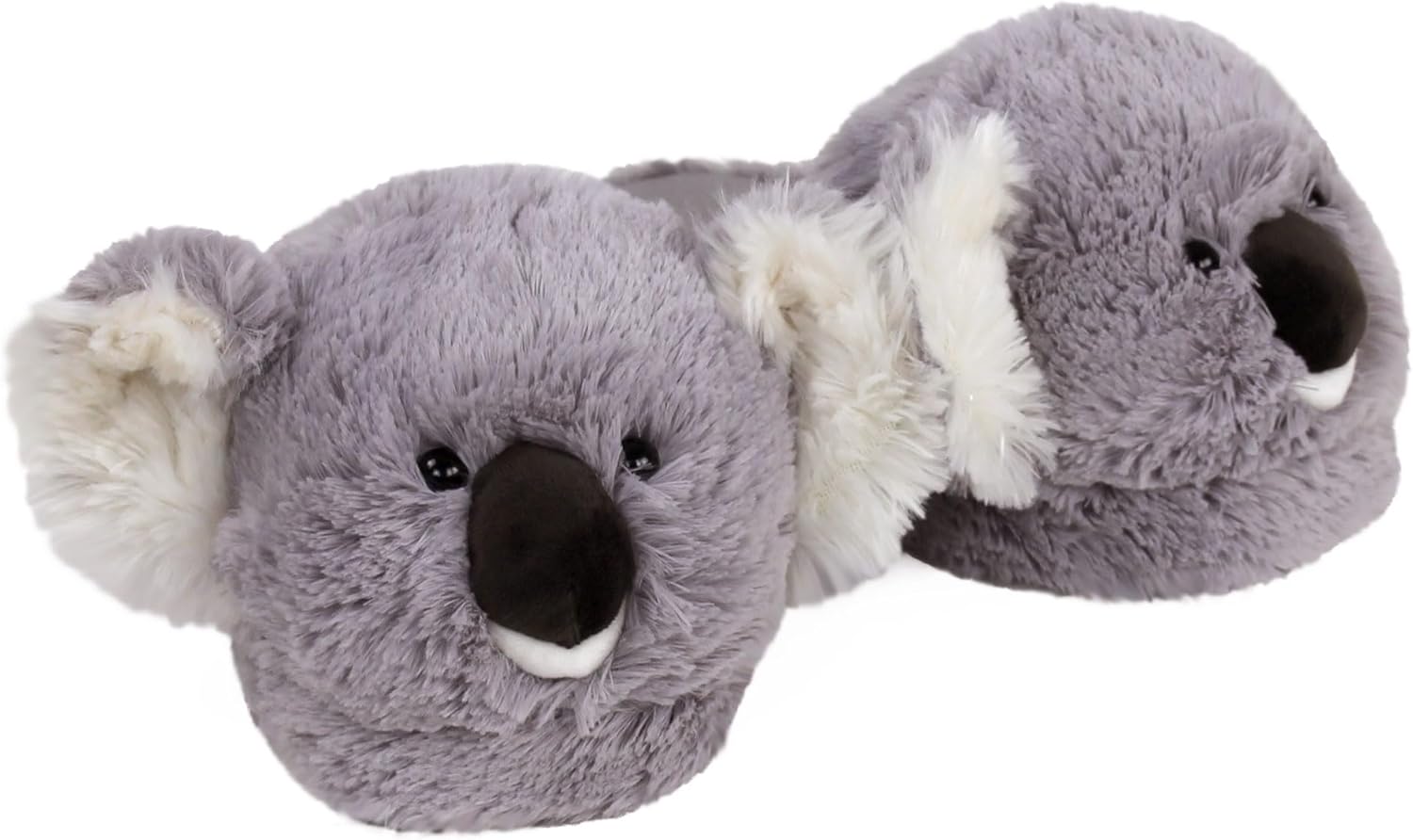Fuzzy Koala Slippers for Women and Men - Fluffy Plush Animal Slippers for Adults
