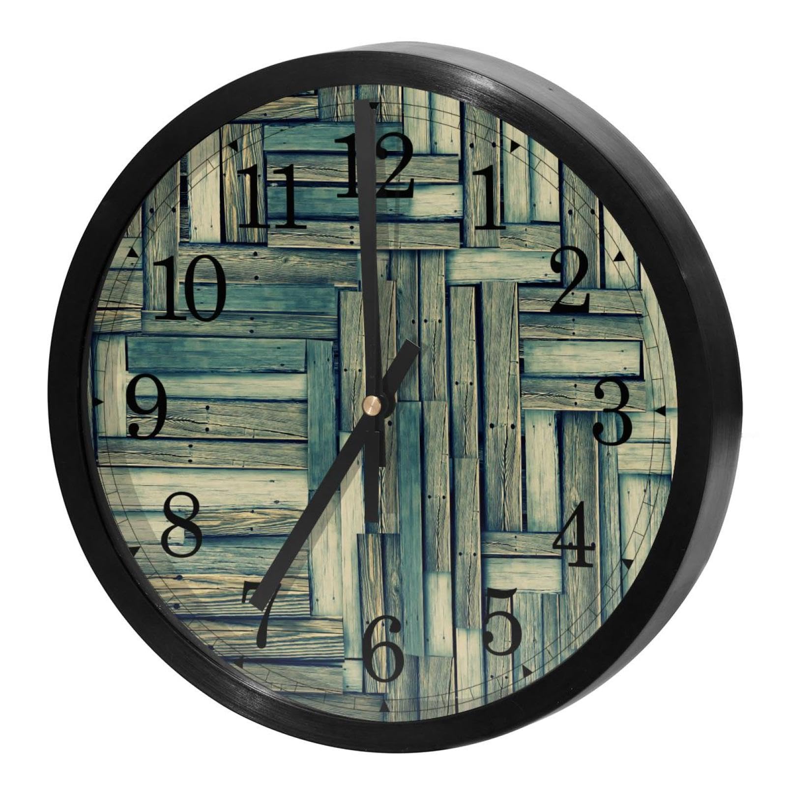 Horloge murale silencieuse anti-bruit à quartz pour stopper le tic-tac du bureau