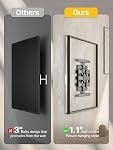 monTEK Ultra Slim TV Wall Mount for Most 43-90 inch TVs, 1.1" Thin Low Profile TV Bracket, Full Motion TV Mount Dual Swivel Articulating Tilt 6 Arms, Max VESA 600x400mm, Up to 132lbs, 16"/18" Studs