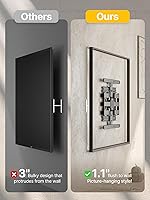 Vista 3 de monTEK Soporte de pared para TV ultra delgado para televisores de 43 a 90 pulgadas, soporte de movimiento completo de perfil bajo delgado de 1.1