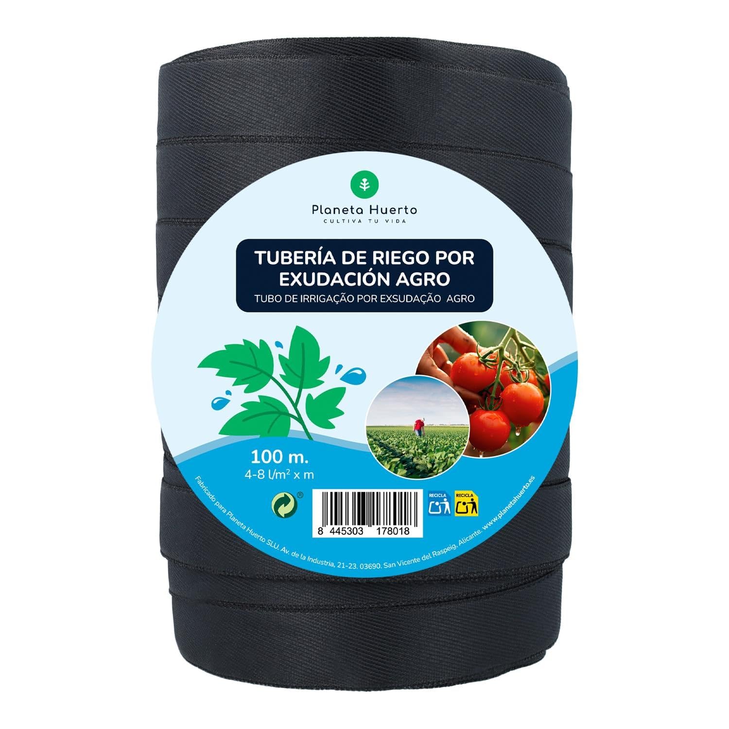 PLANETA HUERTO | Rollo Exudación (100 m, Agro)