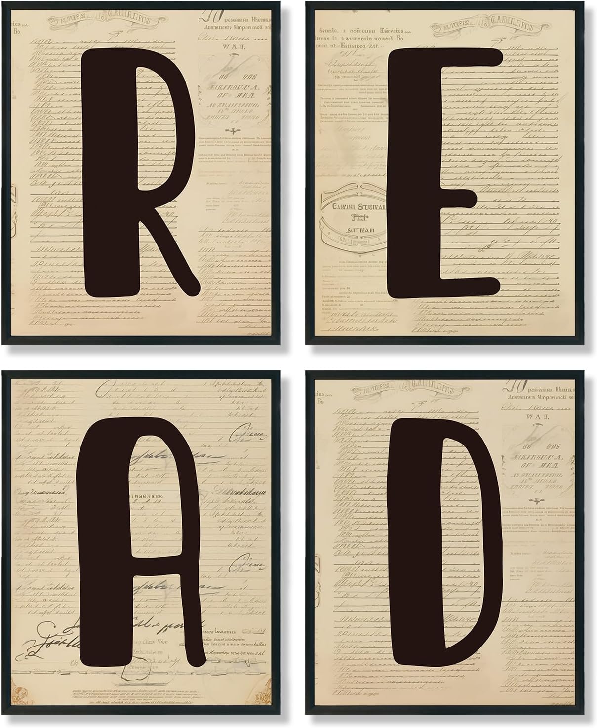 ULEGIE Reading Classroom Wall Art Decor, Reading Posters for Classroom