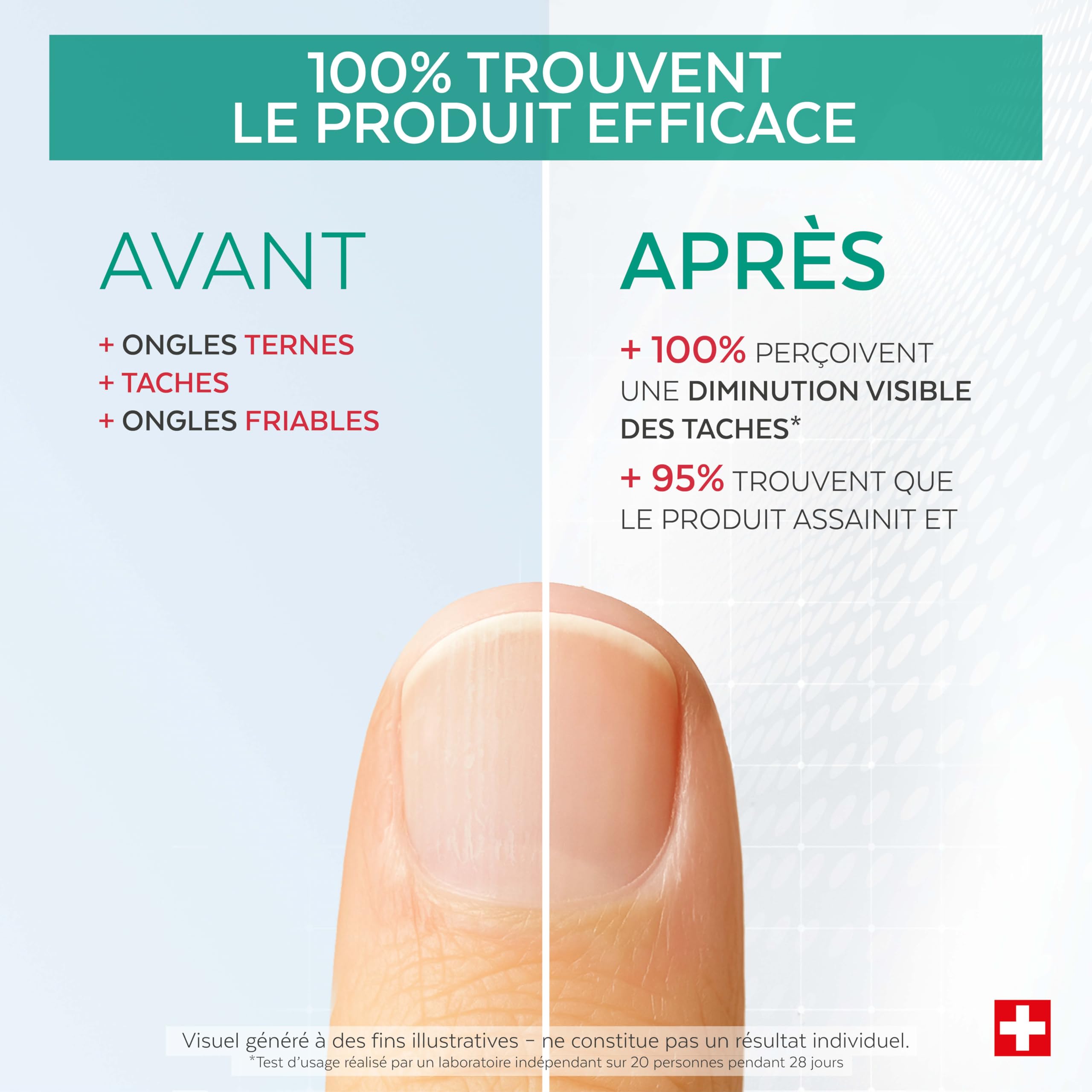 Poderm 5 en 1 Sérum Booster Ongles - Tea Tree | Soin Anti-Tâches & Réparateur pour Ongles Abîmés - 6 ML | Nourrit & Clarifie | Huile Essentielle 100% Naturelle | Développé par un Podologue en Suisse