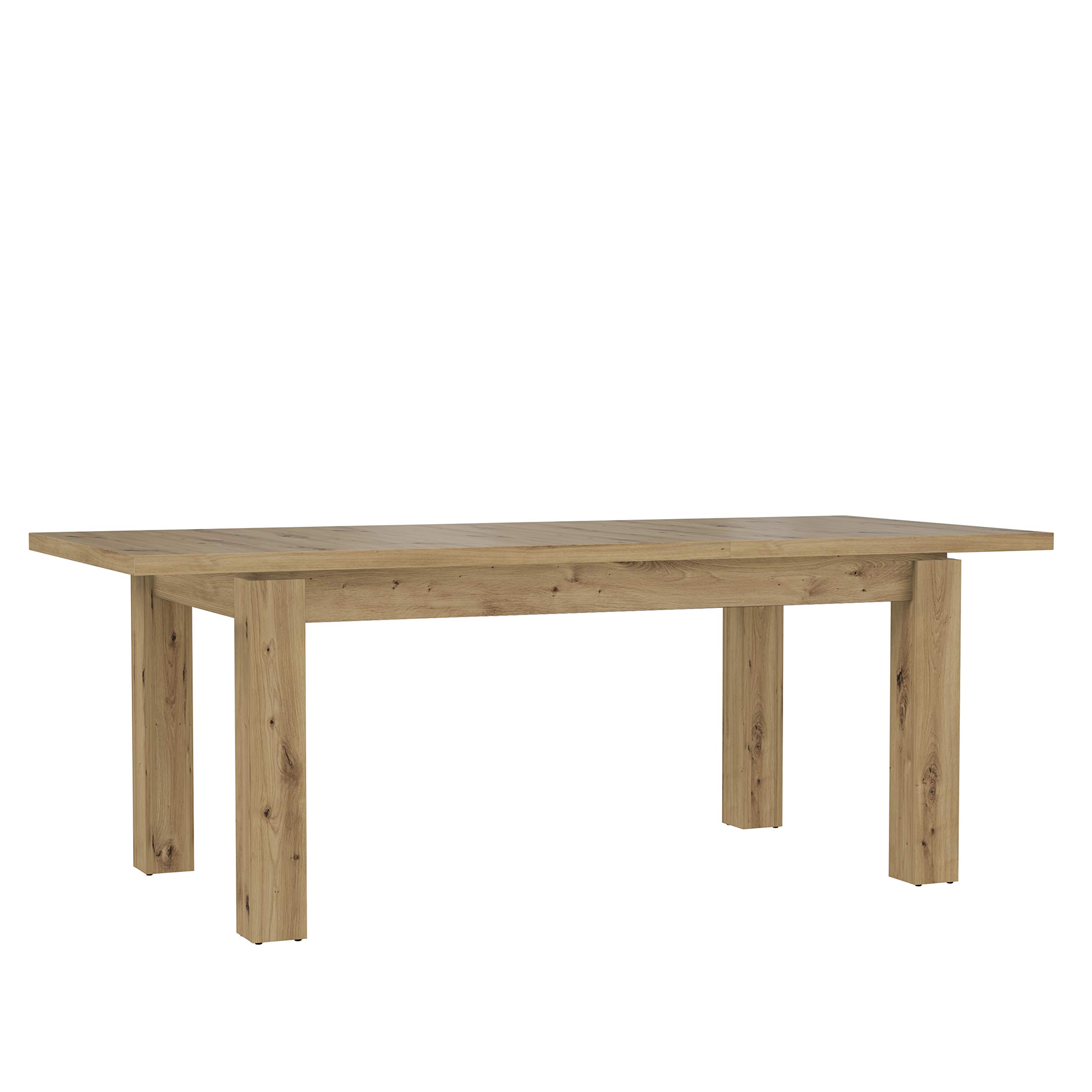FORTE Trondheim Esstisch ausziehbar, Holzwerkstoff, Artisan Eiche, 75,9 x 160,4 x 90,4 cm