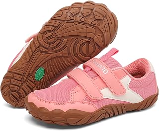 Kinder Barfußschuhe Leicht Barfuß Sneaker mit Breiter Zehenbox und Zero-Drop Sohle, Gr. 25-36