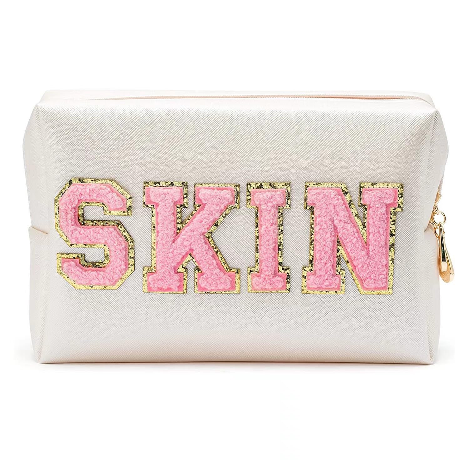 Makeup Pouch Bag For Women,Skincare Bag Cosmetic Bag Toiletry Bag For Travel