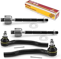 Metrix Premium 4PC Inner & Outer Tie Rod End Kit for 2003-2008 Honda Pilot & 2001-2006 Acura MDX - Exceeds OEM, Greasable, Made in Europe