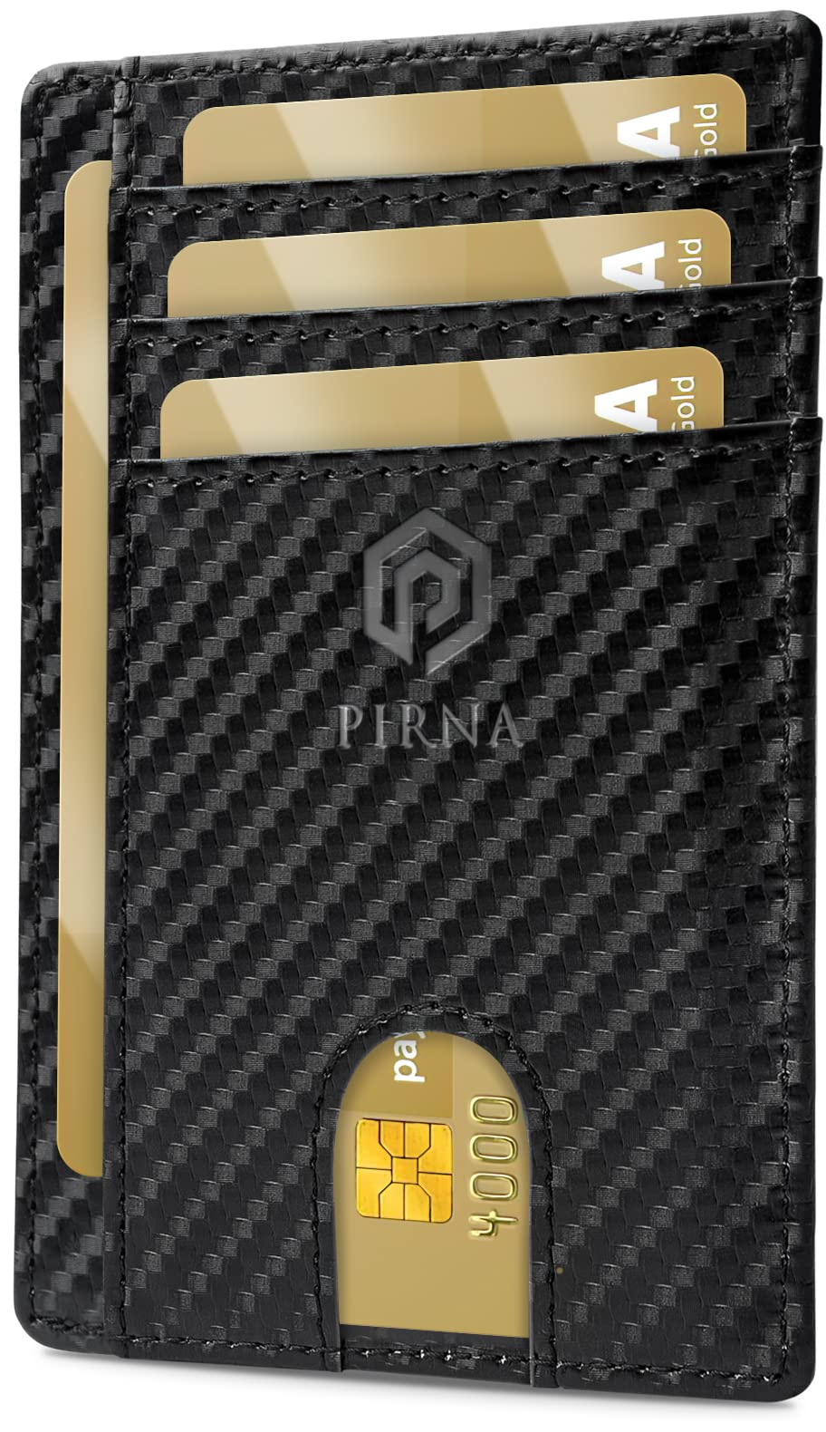 Slim Wallet for Men, RFID Blocking Minimalist Credit Card Holder – Thin Men's Wallets for Back & Front Pocket with Gift Box