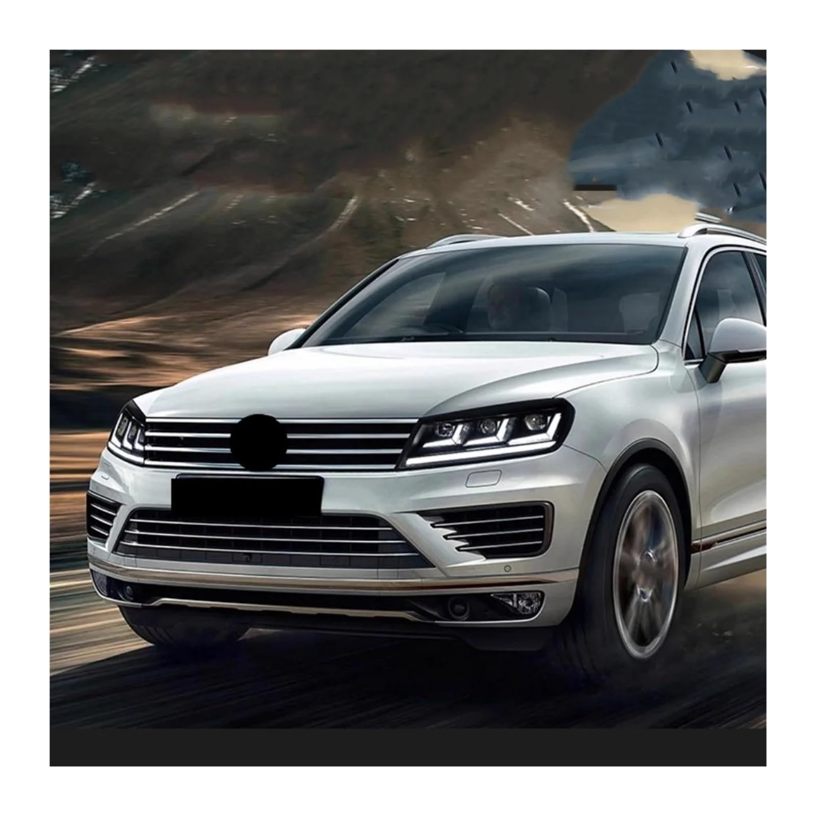 Faro modificato con luci diurne per VW Touareg 2016-2018