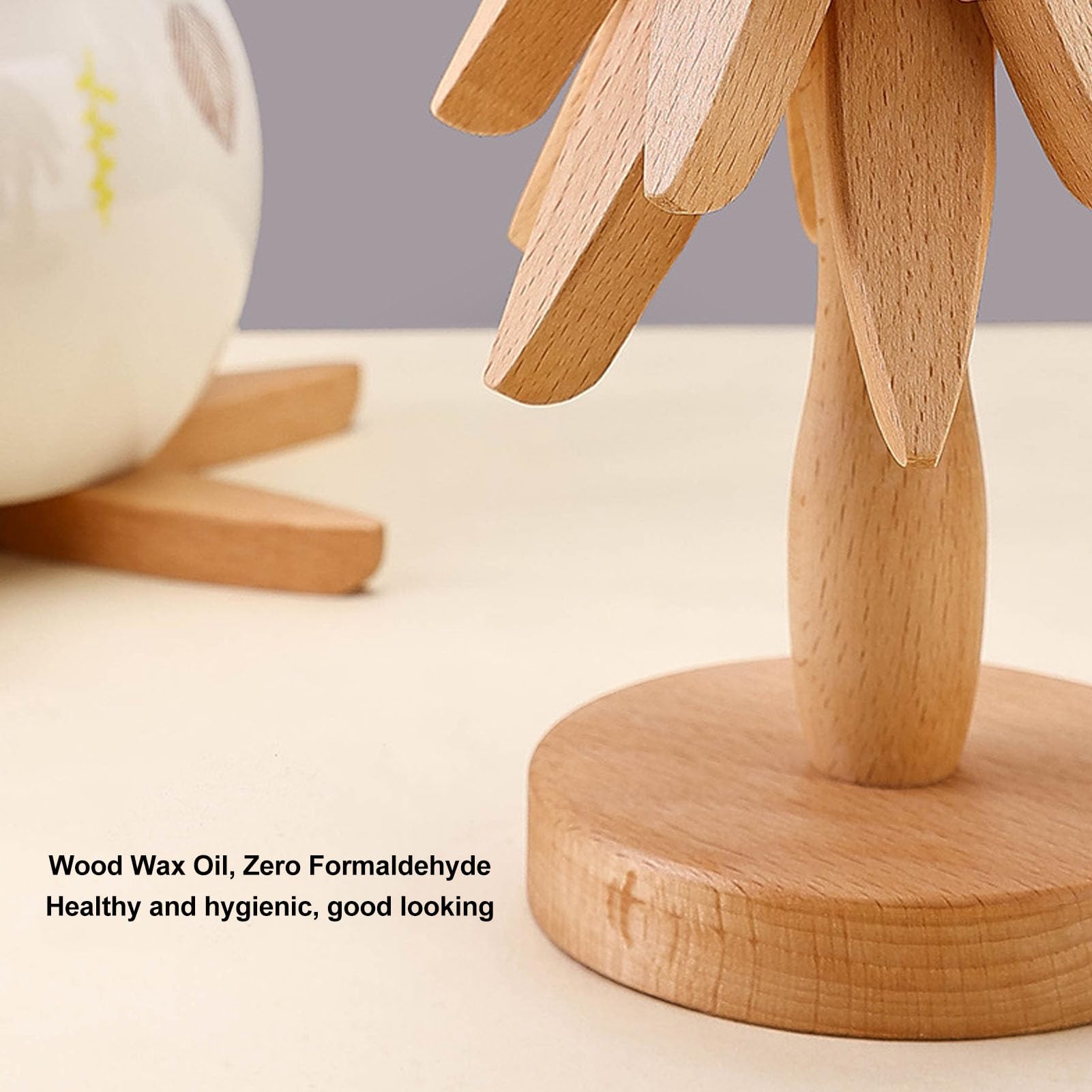 Sottopentola legno confezione 4 pezzi bianco tondo cm 18h0,5 | Leroy Merlin