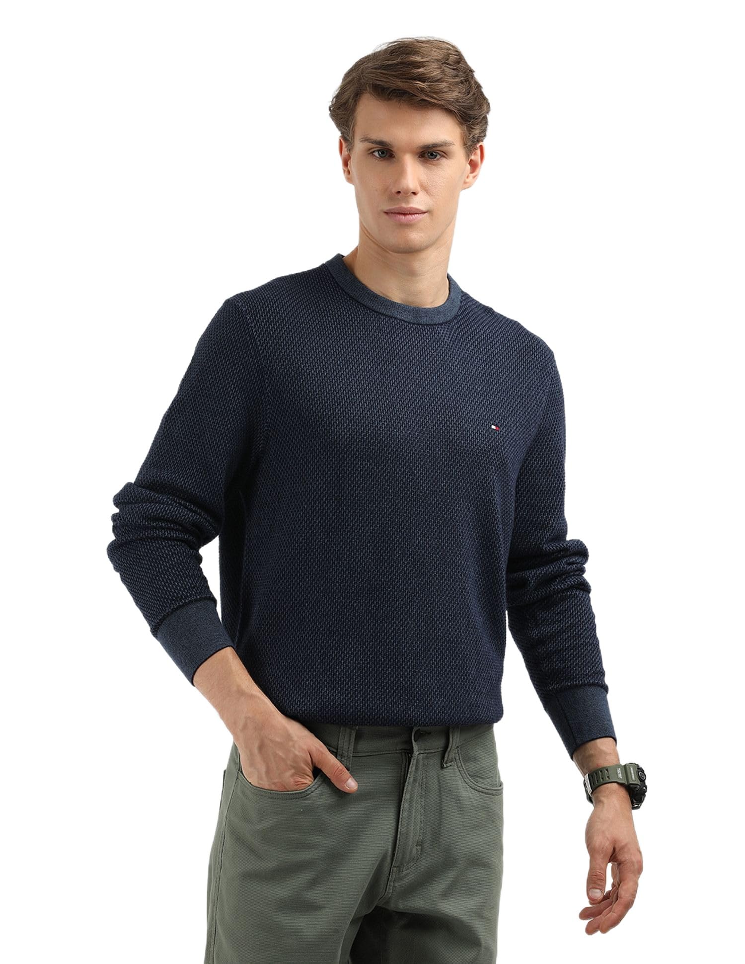 tommy hilfiger Men's Cotton Blend Casual Sweater-picture-53