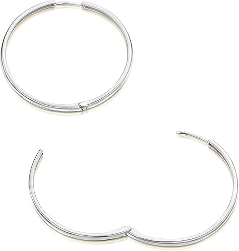 Amazon Amberta 925 ピアス スターリングシルバー リング フープ ピアス アレルギー 対応 可愛い スタイル 安い ペア 直径半径 45mm ピアス 通販 Amazon Amberta 925 ピアス スターリングシルバー リング フープ ピアス アレルギー 対応 可愛い スタイル 安い ペア 直径半径 45mm ピアス 通販