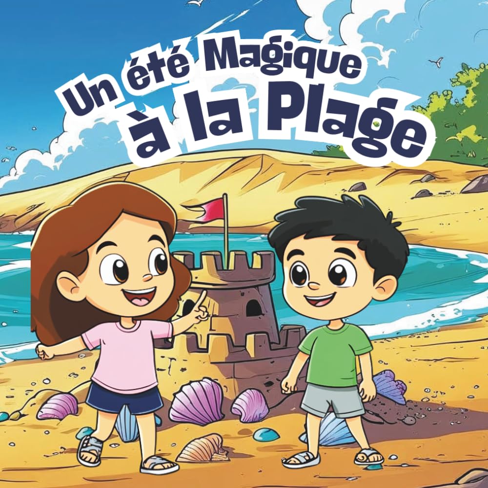 Un été Magique à la Plage: Un Livre d’Histoire pour Enfants sur l’Été, la Plage, l’Amitié et l’Imagination, avec Deux Petits Cousins Curieux