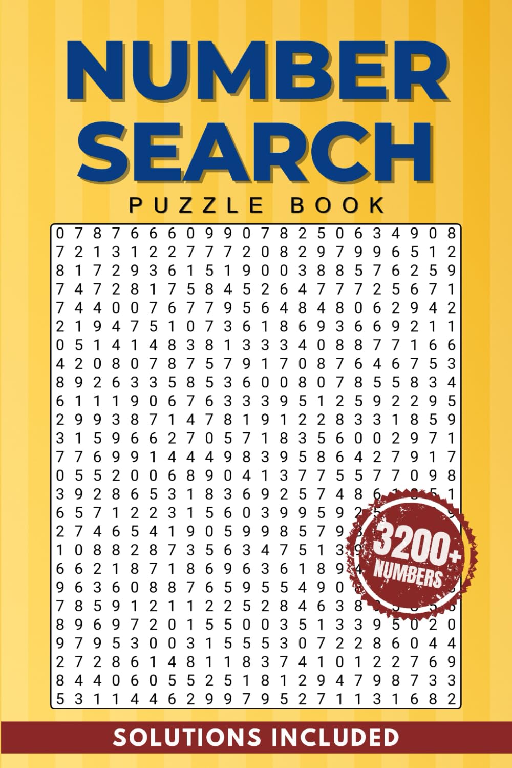 Number Search Puzzle Book: 102 Puzzles with 3200+ Numbers to Find | A Fun Brain Challenge for Adults
