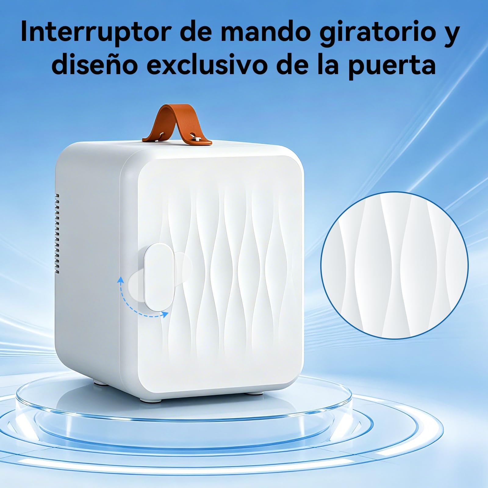 YU YUSING Nevera Pequeña 4L, Mini Nevera para Habitacion,con Estantes
