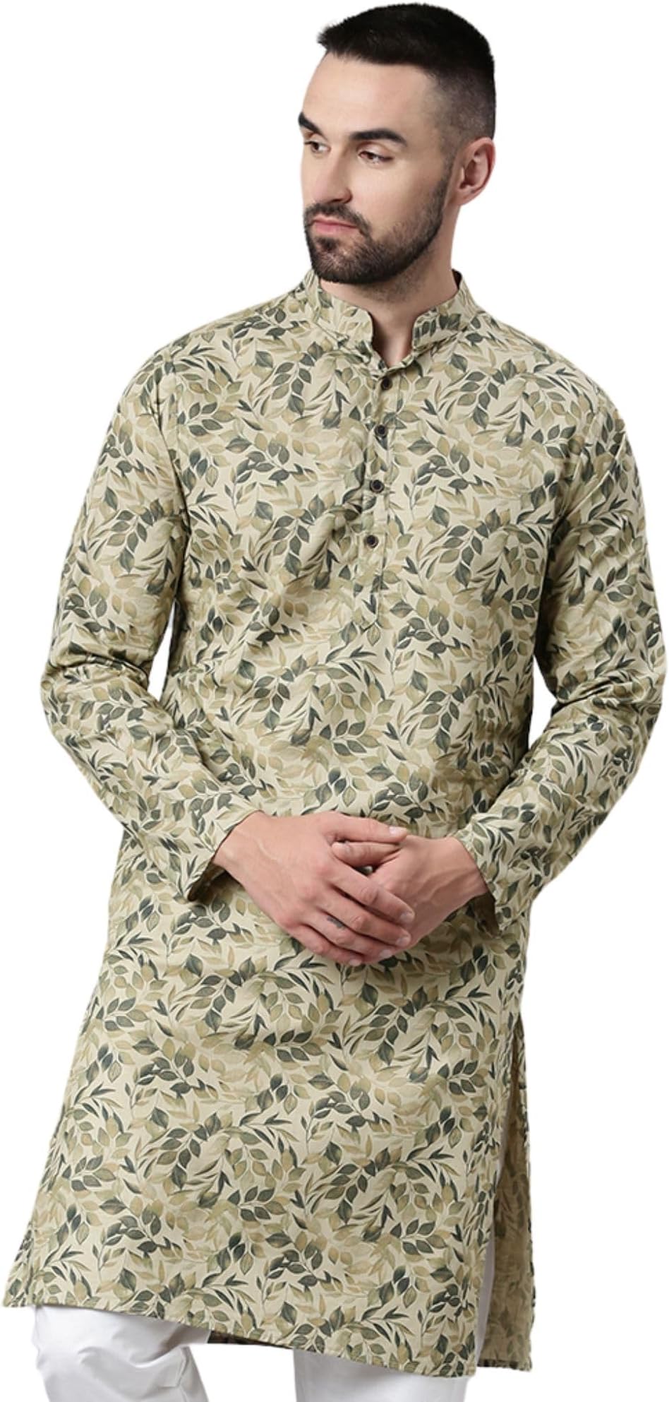 Majestic Man Men’s Casual Kurta, Cotton, Regular Fit
