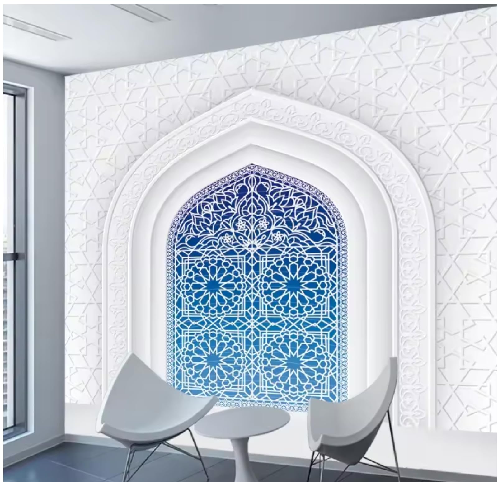 Tapety ścienne wystrój domu tapeta do salonu dekoracja drzwi geometryczny mural 3D tapeta, 3D, 400 x 280 cm