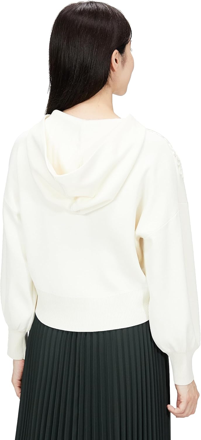 Amazon | [グレースコンチネンタル] 2023AW ｺｰﾄﾞ刺繍ﾆｯﾄﾊﾟｰｶｰ