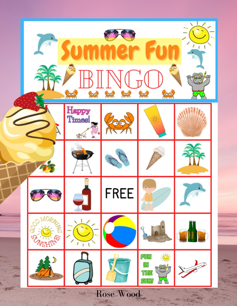 Summer Fun Bingo: 20 Unique Boards (Bingo Games)