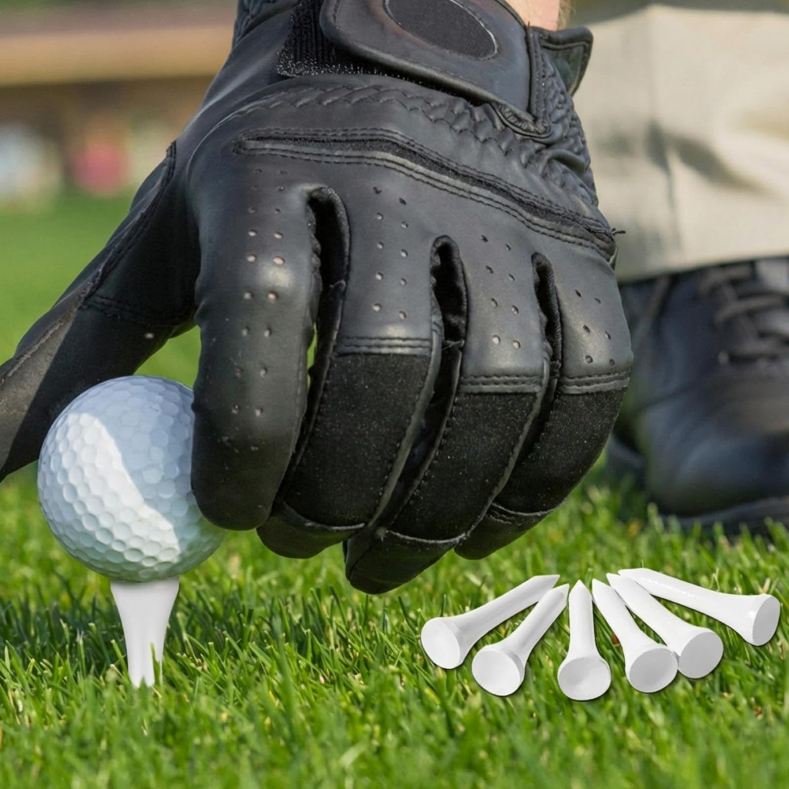 Mudder Bambus-Golf-Tees, 2000 Stück, professionelle Golf-Tees reduzieren Reibung, seitlicher Spin für Schläger, Herren, Damen, Kinder, Zubehör