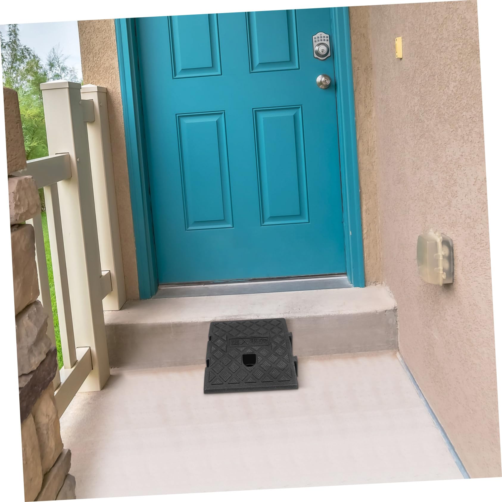 Tappetino Per Rampa Di Accesso Per Auto Pendenza Per Uso Esterno in Plastica Rampa Inclinata Per Soglia Copertura Per Ombrellone Da Giardino