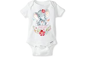 Customizable Elephant Baby Girl Shirt