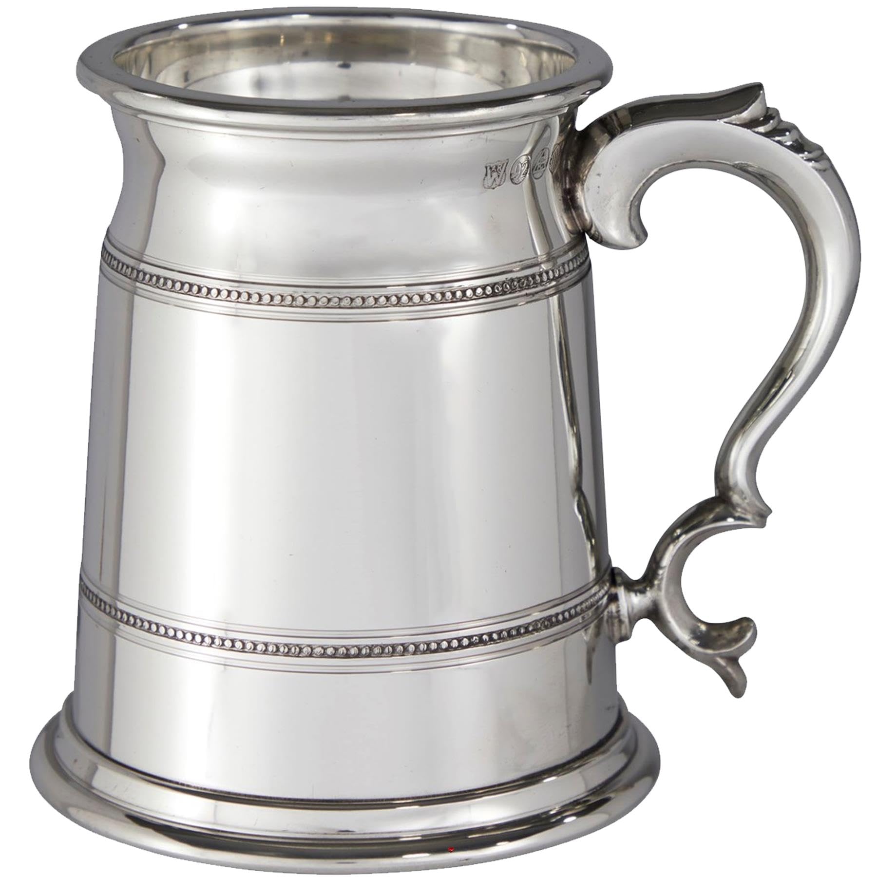 Chope de bière en étain lourd 1 pinte gravable Old London de qualité supérieure