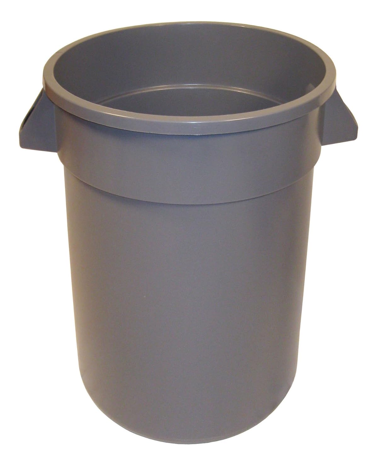 Continental 2000GY 20-Gallon Huskee LLDPE Waste Receptacle, Round, Gray