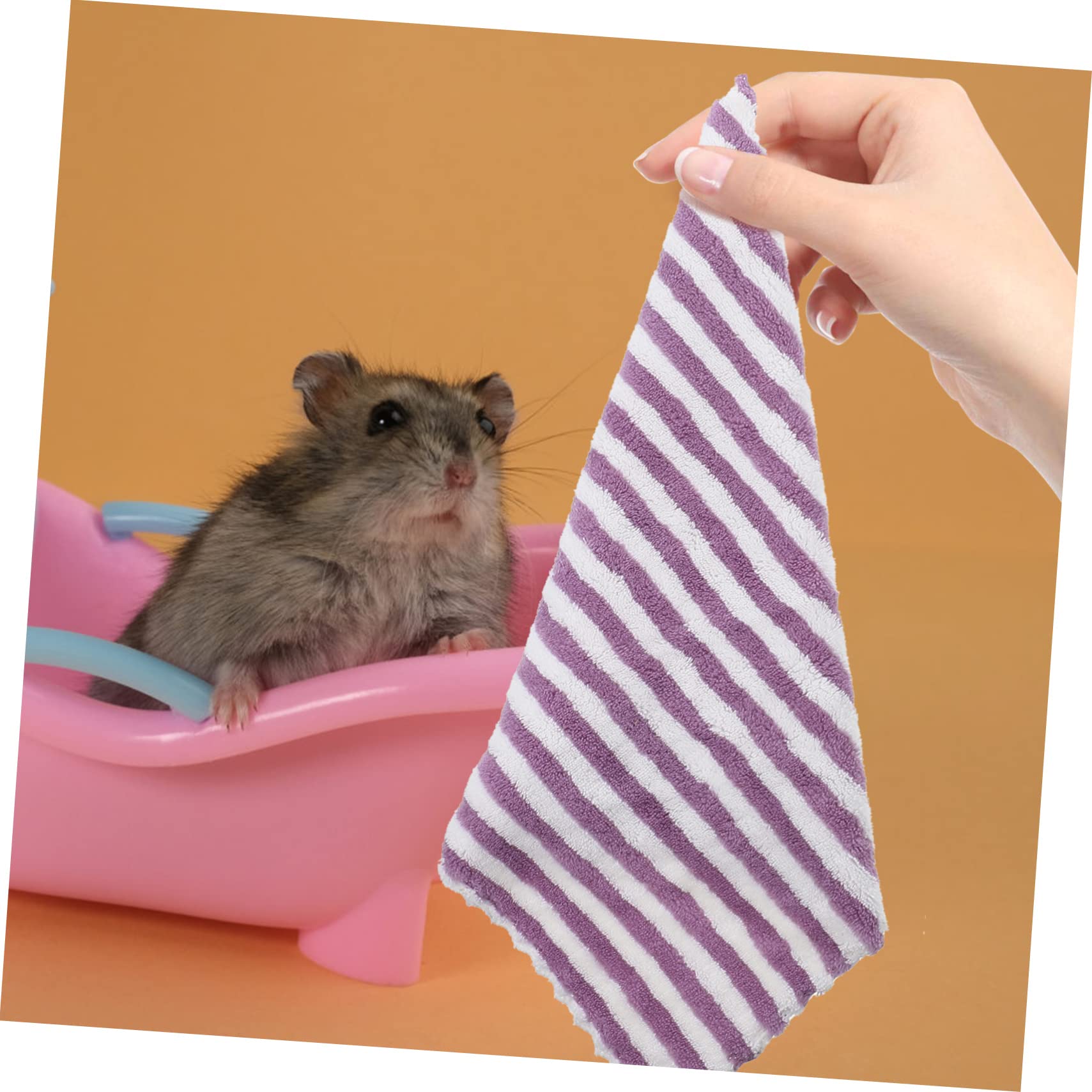 Manta Suave De Terciopelo Para Jaulas De Hámsteres, Chinchillas Y Mascotas Pequeñas, 28x28 Cm