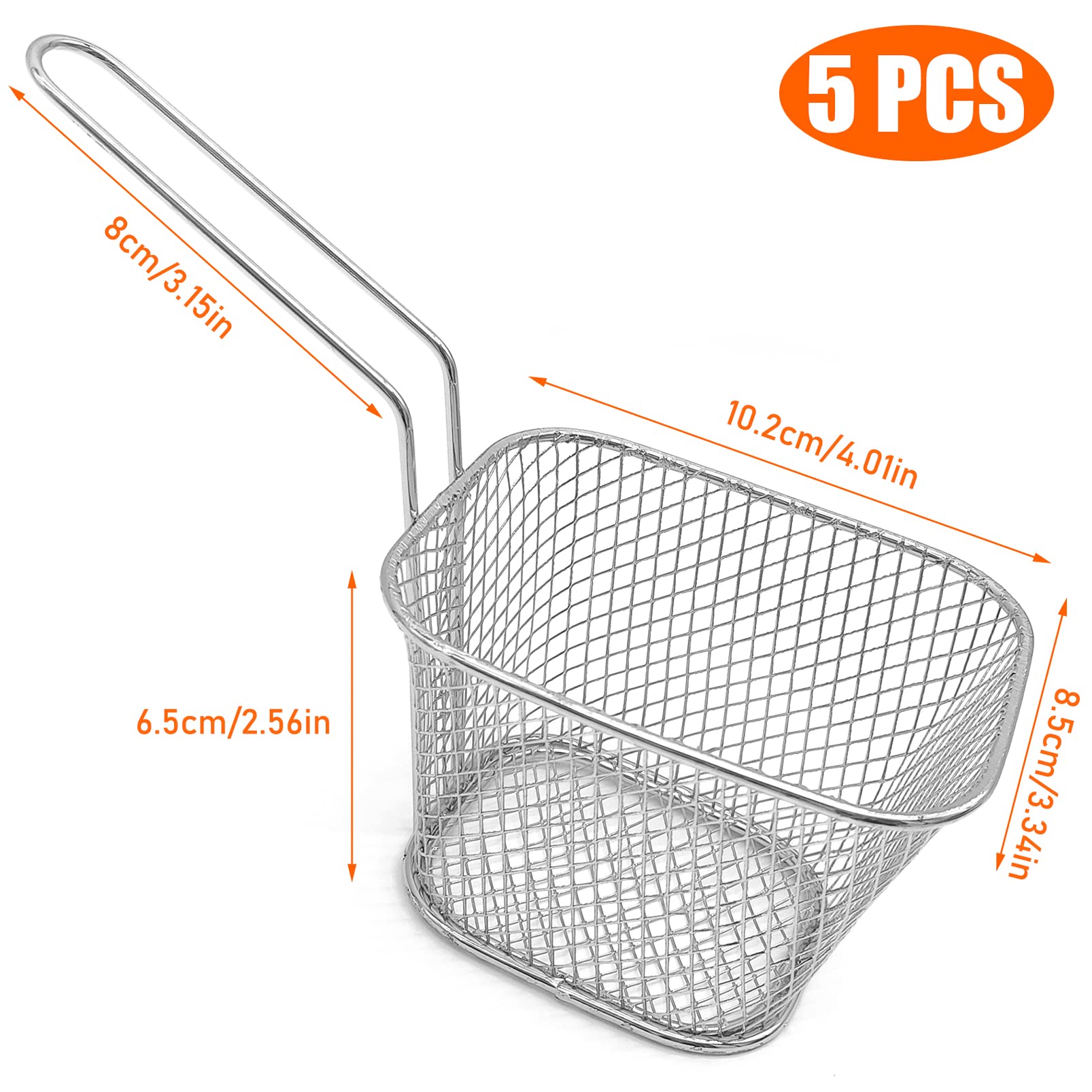 PORTA FRITTURA CESTELLO Per Friggere Con Manico Cucina Aria EUR 30,18