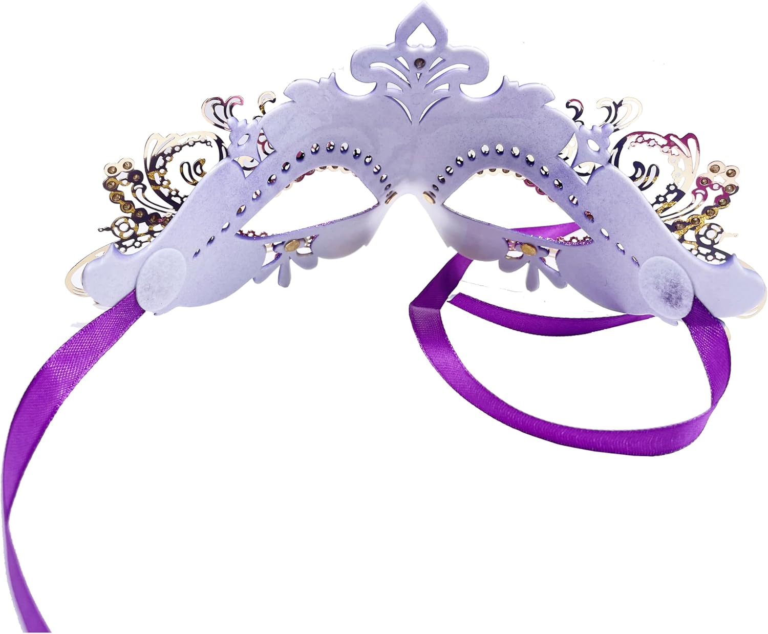 Women/Men Masquerade Metal Masks Venetian Halloween Costume Mask Mardi Gras Mask - Image 5