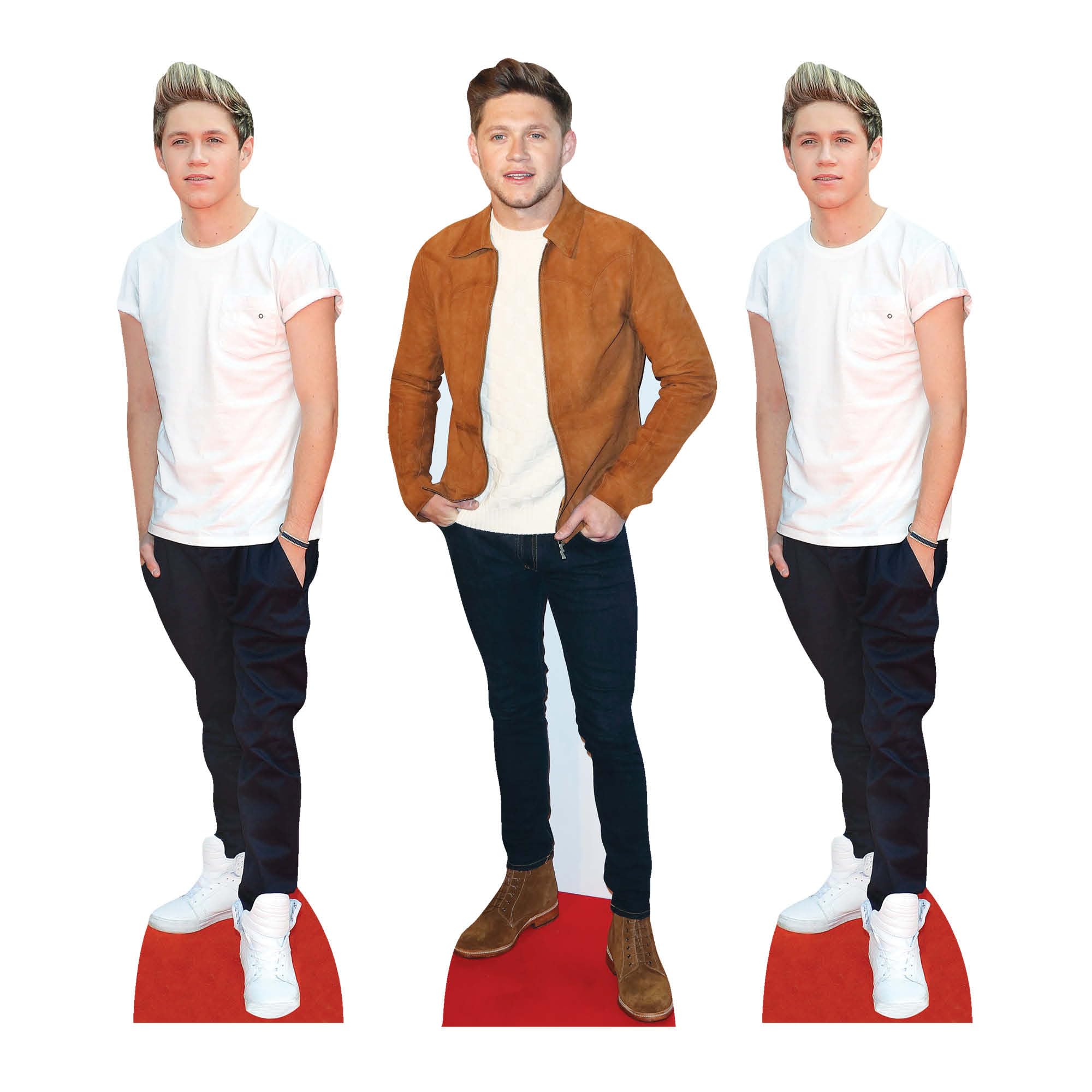 Star Cutouts Niall Horan Cs1232 Shelf Top Cutout Pack Of Three Cardboard Cutouts Height 31Cm - Ideal For Fan Theme, Parties, Birthdays, Surprise Gifts & Room Decorations & Events