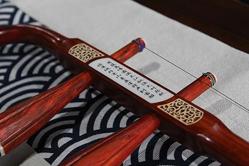 Miniatura 4 de NS Musical Violín chino de 2 cuerdas para principiantes, instrumentos nacionales tradicionales Erhu para nivel de entrada con arco y accesorios