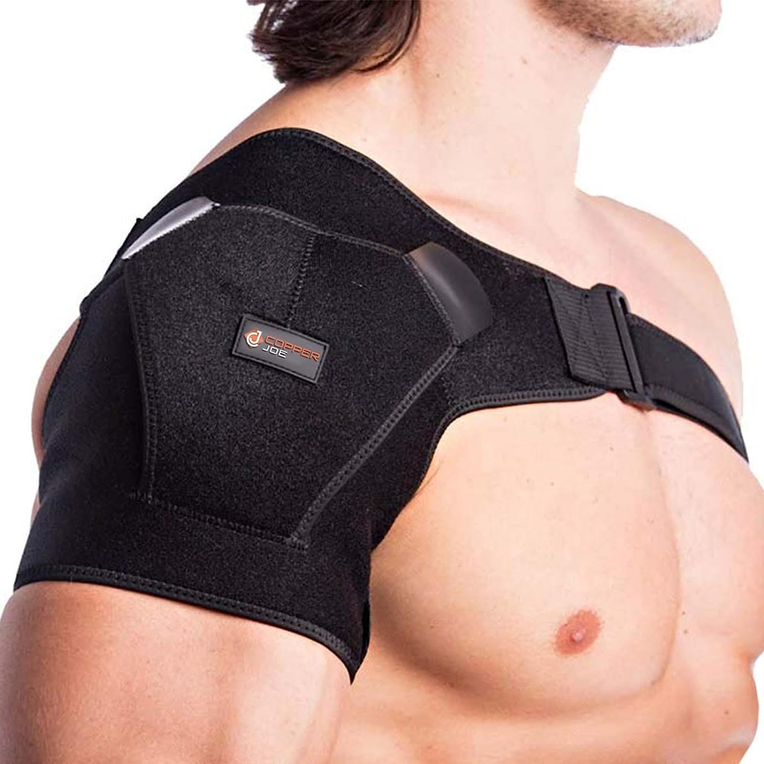 Compression Shoulder Brace for Women & Men - Rotator Cuff Support Brace for Shoulder Pain Relief - Copper-Infused Adjustable Shoulder Brace Compression
