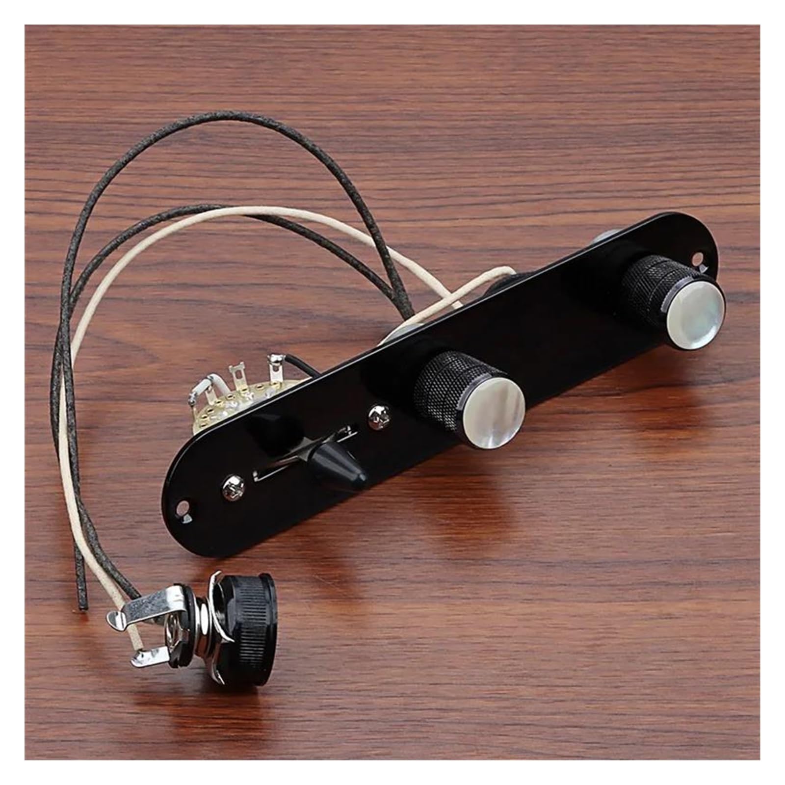W Pełni Funkcjonalny Panel Sterowania Z Okablowaną Trójdrożną Wiązką Do Gitar Elektrycznych Bk Beginner Uprząż gitarowa