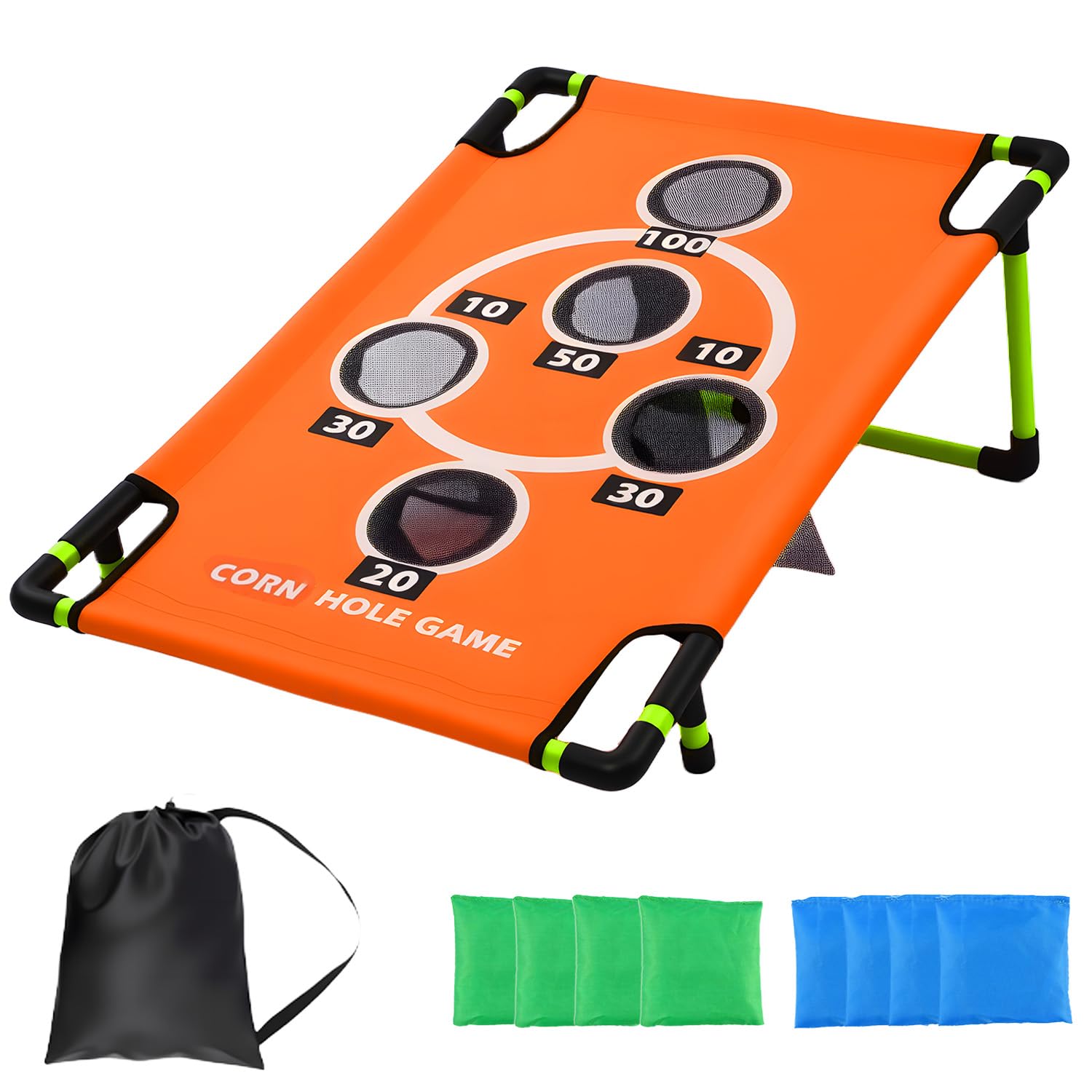 Amazon.com: 2026 Upgraded Arcade Style Cornhole Board with 8 Bean