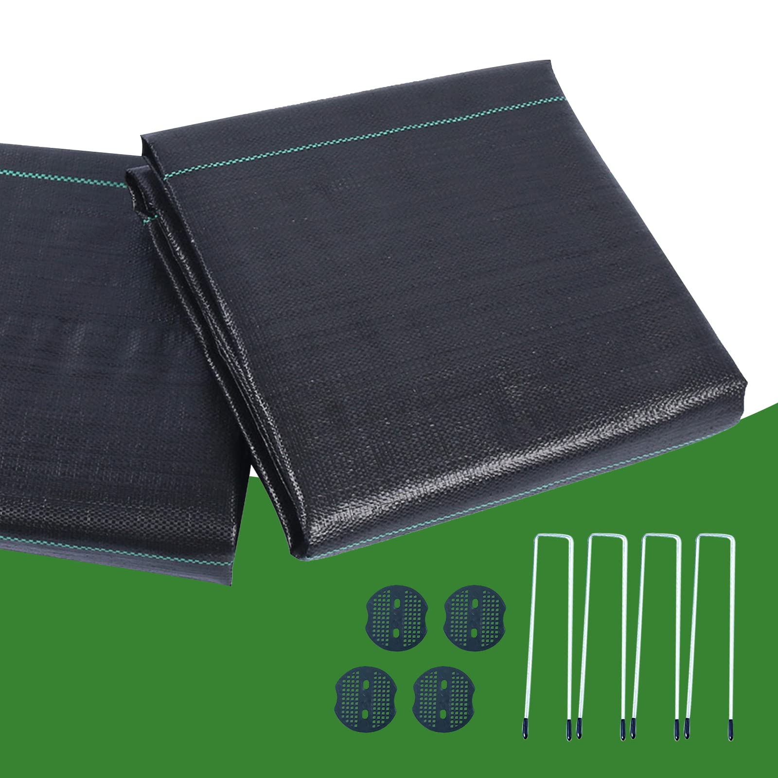 Buy WEEDING Weed Barrier, 3.2oz Weed Barrier Fabric 4x50ft, Heavy Duty