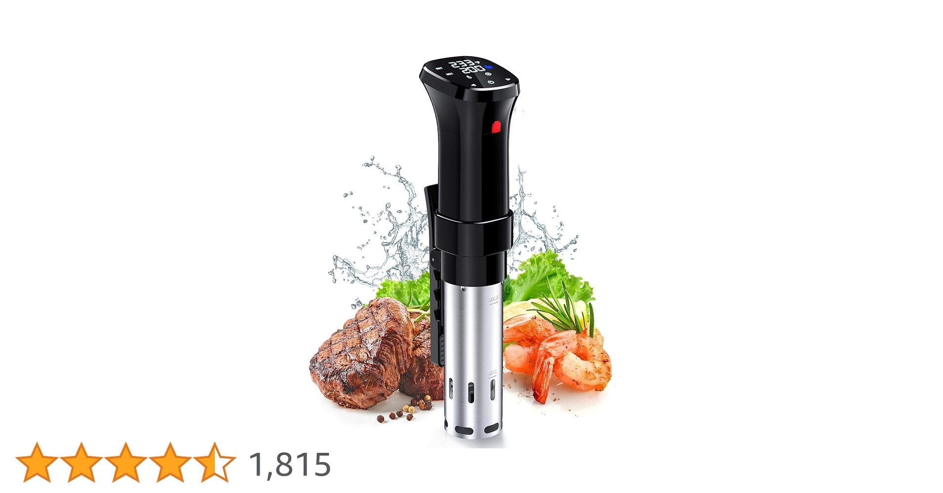 Wevac 低温調理器 1100W スロークッカー Amazon.co.jp: 低温調理器 1100Wハイパワー 低温調理器具 24時間 予約