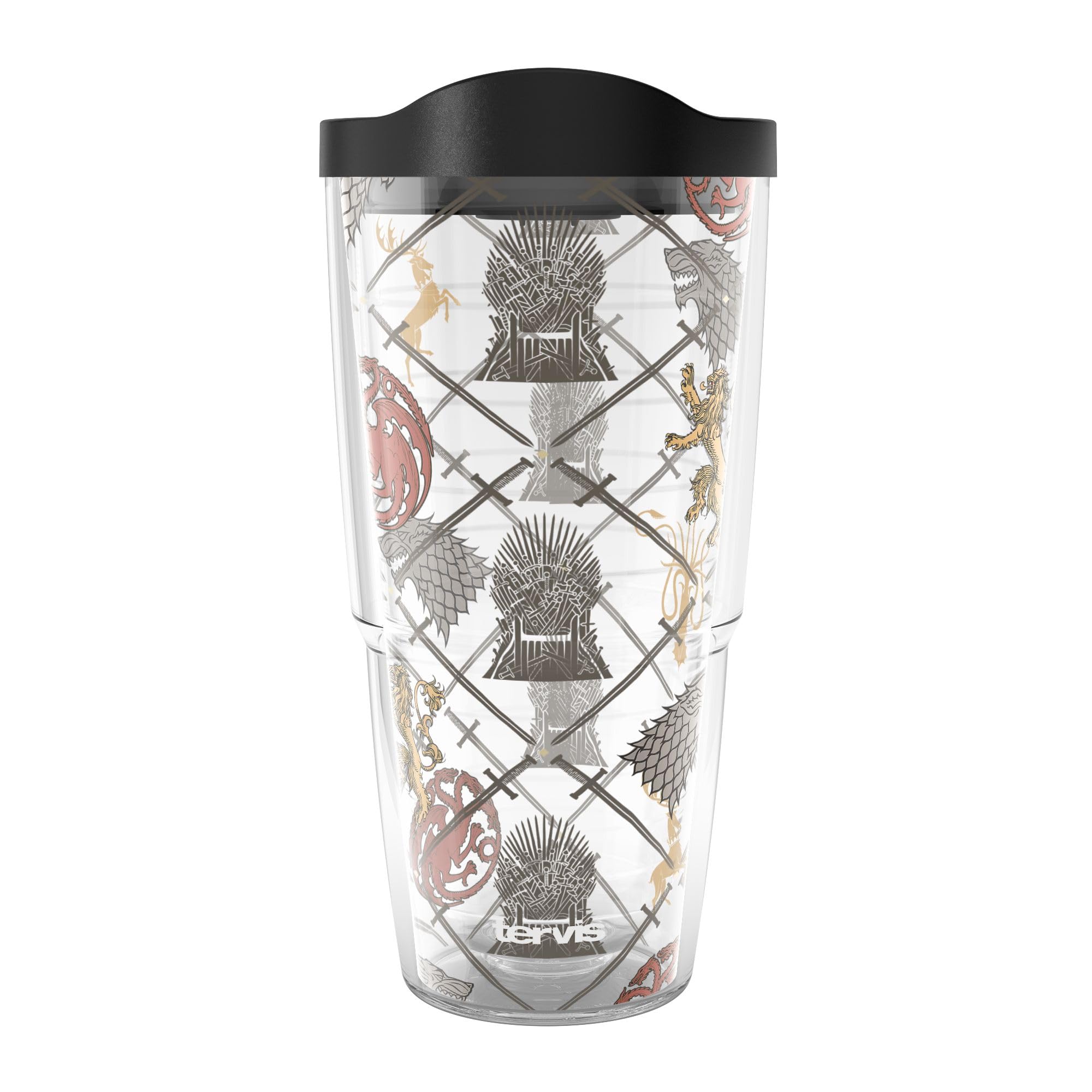 Tervis Game of Thrones-Heraldry Insulated Tumbler, 24oz, Classic