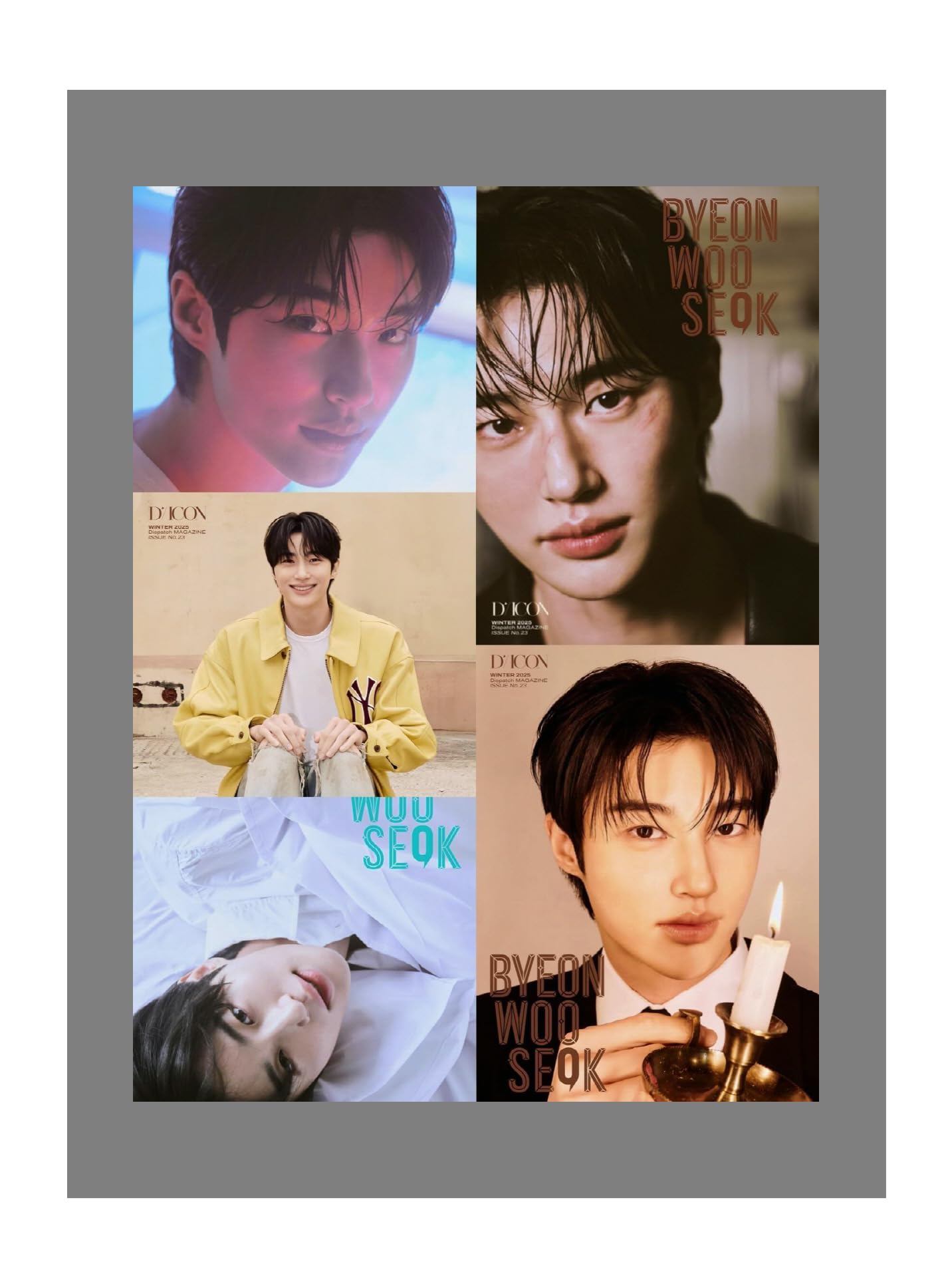 D'ICON Volume N°23 Byeon Wooseok with Tracking Sealed WOO SEOK BWS (Full Set(A+B+C+D+E))