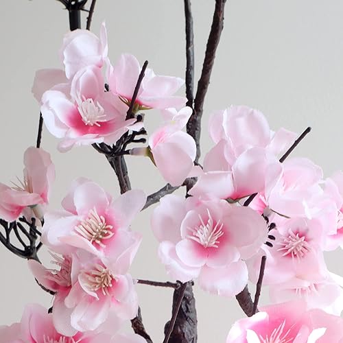 Miniatura 3 de Árbol de flor de cerezo LED de 18 pulgadas, luz de árbol bonsái rosa con 8 modos y temporizador para decoración de primavera del hogar, boda, luz