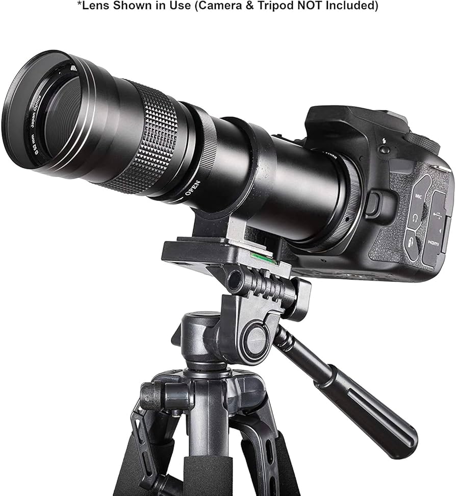 420-800mm 望遠ズームレンズ！ Amazon.co.jp: Lightdow 望遠 ズーム レンズ 420-800mm F/8.3-16