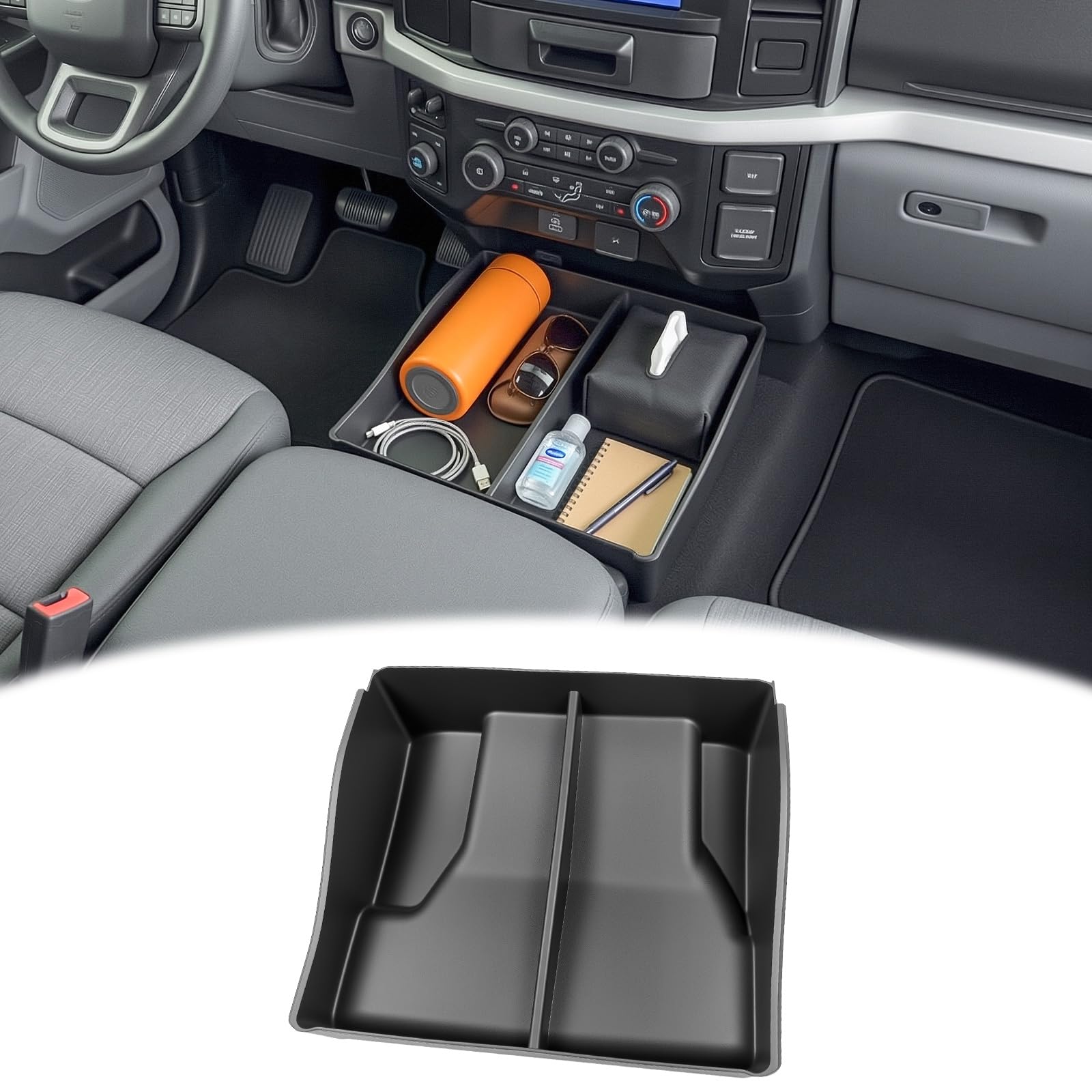 Amazon.com: HUYINPJ Bench Seat Floor Organizer Compatible 2015