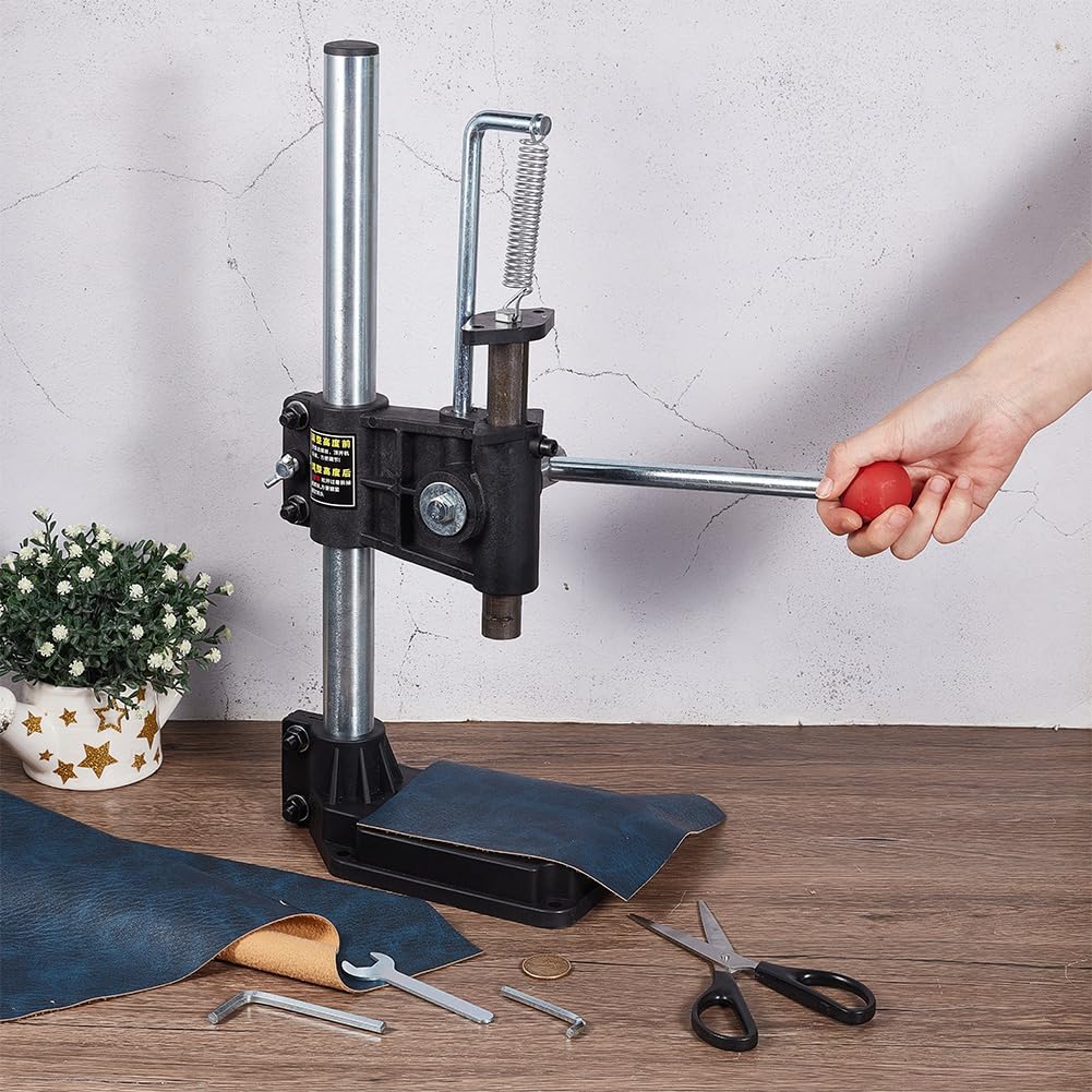 UNICRAFTALE Perforatore in pelle manuale strumento di punzonatura per pelle