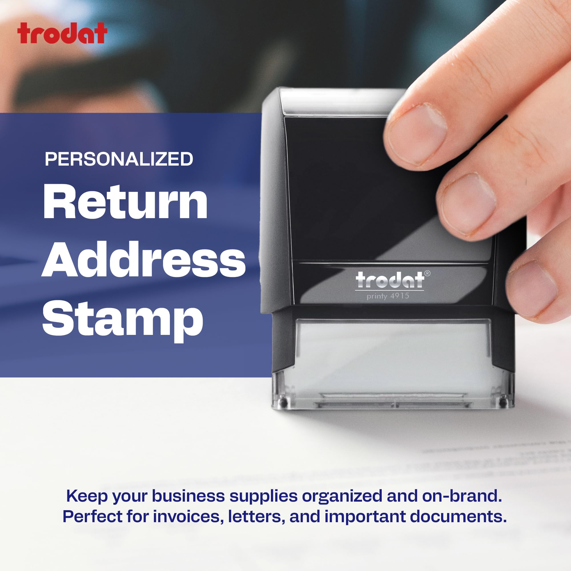 Amazon.com : Trodat 4915 Custom Self-Inking Personalized Return
