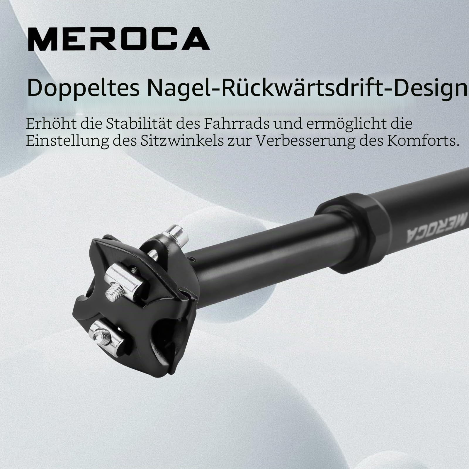 Dropper Sattelstütze für Mountainbike, 30,9/31,6 mm Fahrradsattelstütze, 125 mm Reise, Aluminiumgehäuse, mit Fernbedienungshebel und Kabelsatz, MTB/E-Bike interne Routing